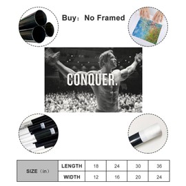 NebulaNova Arnold Schwarzenegger 3 Inspirational Gym Canvas Poster Bedroom Decor Sports Landscape Office Room Decoration Gift Unframe Style 12 x 18 Inches (30 x 45 cm)