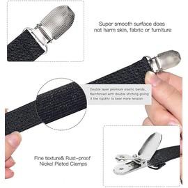 Adjustable Mitten Clips, Elastic Winter Glove Clips Dress Hat Coats Cinch Sweater Cardigan Shawl Clips for Kids Toddlers Babies and Adults 10 Pcs