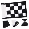 BESPORTBLE Golf Practice Flag Checkered Detachable Training Flag for Putting