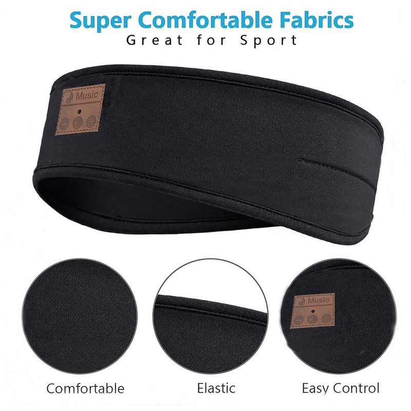 Breathable Sleep Headphone Wireless Sports Music Headband Headphone With Bluetooth