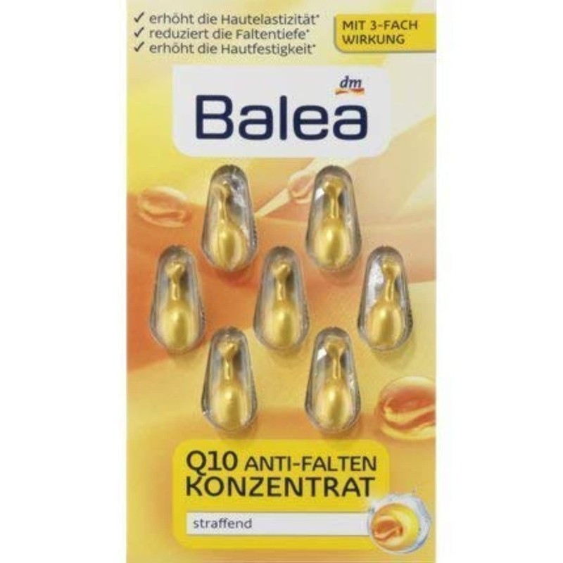 Q10 Anti-Wrinkle Concentrate Balea- Pack of 3 x 7 capsules