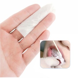 60-Piece Set Permanent Lip Tattoo Makeup Cotton Pads - Disposable for Easy Tattoo Coloring and Lip Protection