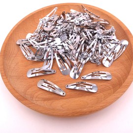 50 Packs Sturdy Alligator Hair Clips French Barrettes Hair Snap Clips Hairpins for Curl Clips Hair Styling DIY Crafting Hair Bow Accessories (Snap Clips 30 mm)