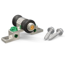 THE CIMPLE CO 3 GHz High Frequency Ground Block - Single Port - Weather Seal Boots for Coaxial Cable, Coax F Type approved for Antenna, Satellite Dish, Cable TV - One Port Grounding - 4 Pack