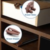 Surf turtle 3 Pack Drawer Slides and Guides,Plastic Drawer Replacement