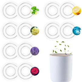 12 Pack Diaper Pail Air Freshener Pads Diaper Pail Deodorizer Disc Baby Trash Can Deodorizer Replacement Tablets Odor Eliminator Refill Scented (6 Flavors)