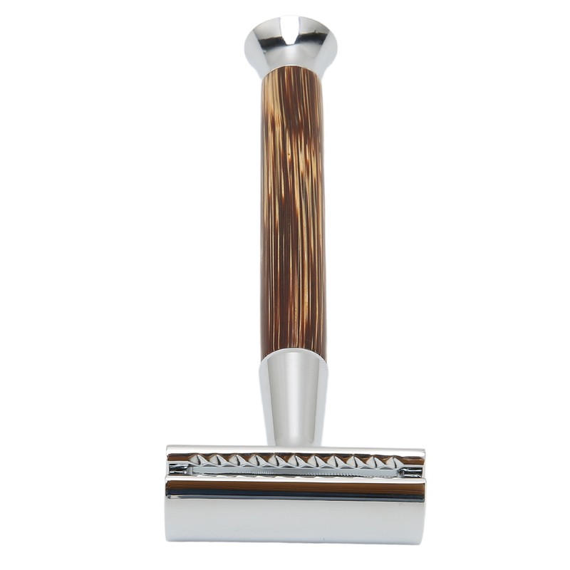 Safety Shaver Professional Double Edge Razor with Heavy Duty Long