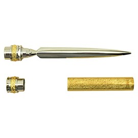 Penn State Industries PKMAJLOGP Majestic Letter Opener Kit Woodturning Project (Golden & Chrome)