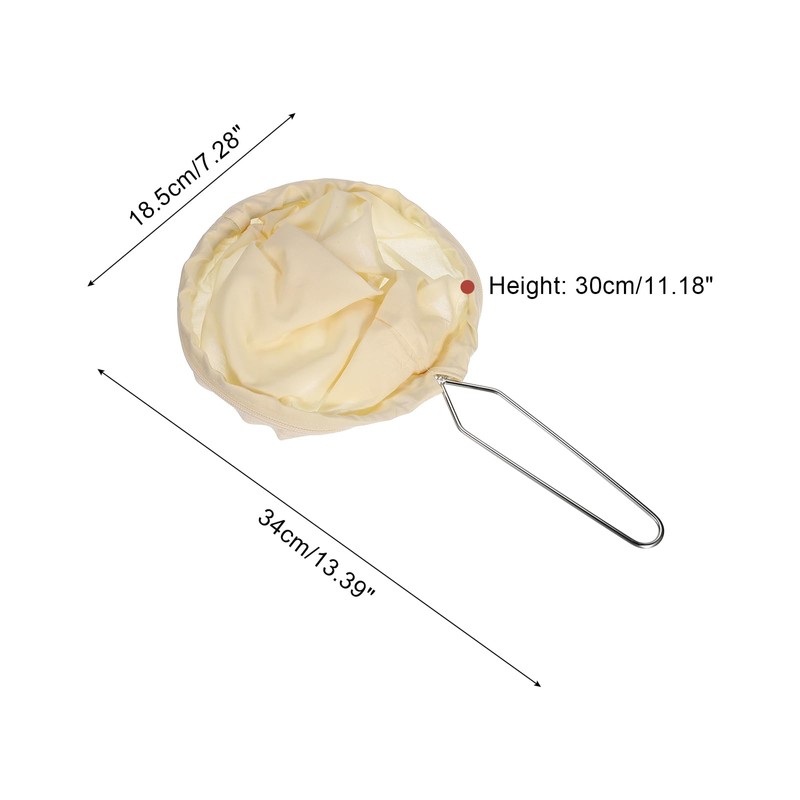 sourcing map 1 Pcs Cloth Coffee Filter Bags, Coffee Sock