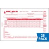 Driver Daily Log Book 25-pk. with Simplified Driver Vehicle Inspection