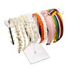 Baoswi Acrylic Headband Holder, Hair Accessories Organiser, Clear Stand for
