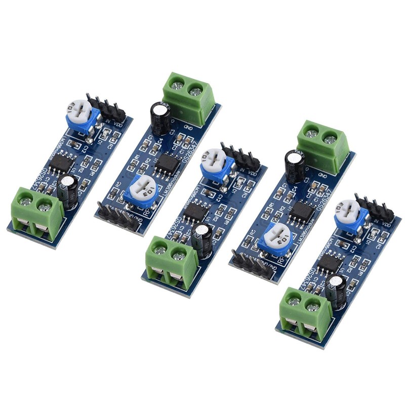 Pack of 5 200x Gain Audio Power Mono Audio Amplifier
