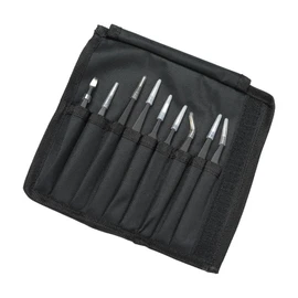Lonely Binary 9-in-1 Precision ESD Tweezers Set Anti-Static Stainless Steel Tweezers for Arduino, Raspberry Pi, and ESP32 IoT Projects and DIY Soldering, Electronics, and DIY Projects