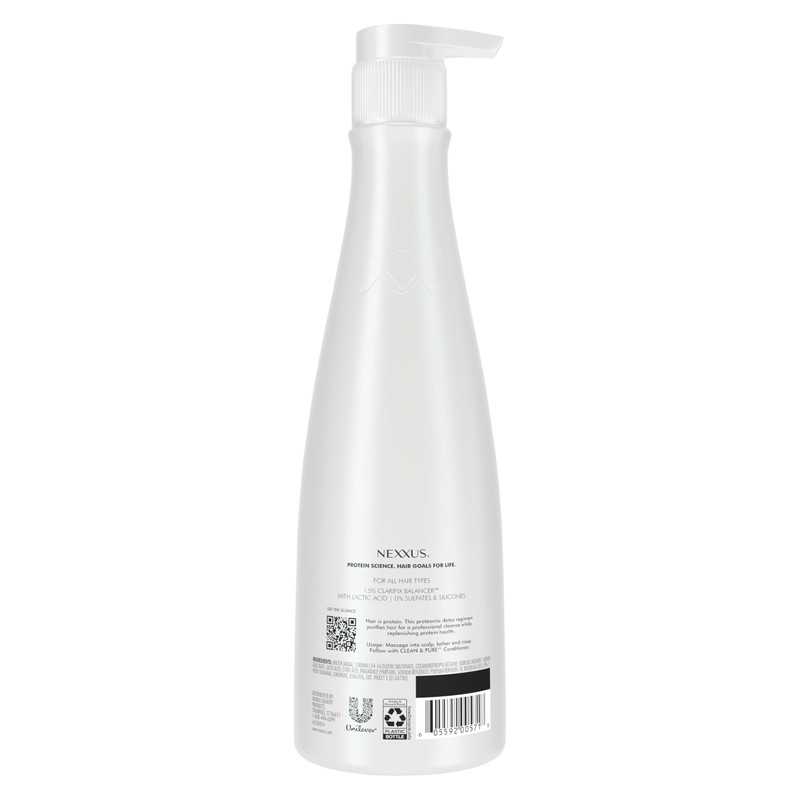 Nexxus Clean and Pure Clarifying Shampoo With ProteinFusion, For Nourished