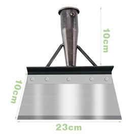 Multifunctional Garden Cleaning Shovel, Cleaning Shovel for Grass, Multi-Functional Outdoor Garden Cleaning Shovel, 23CM Multifunctional All-Steel Garden Cleaning Shovel for Farm Garden