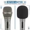 Pack of 6 Microphone Wind Protection, Pop Protection Microphone Made