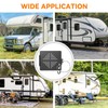 RVZONE 2 Pack Aluminum RV Bumper End Cap - Fits