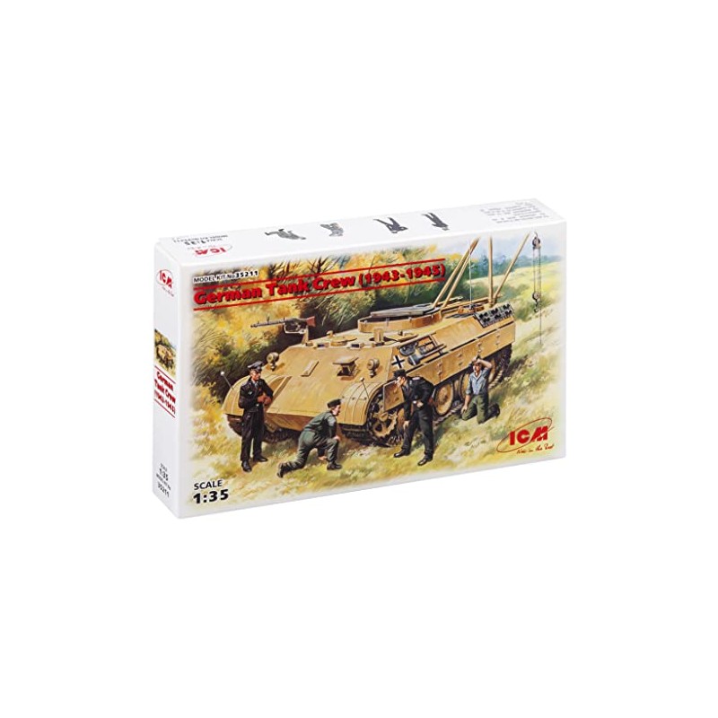 ICM Models German Tank Crew 1943-1945 Building Kit (ICM35211)