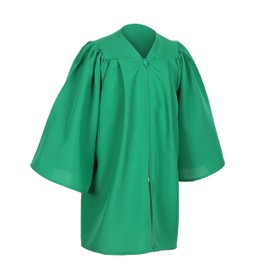 Erligo Unisex Kids Matte Graduation Gown for Preschool Kindergarten and Primary (21, Emerald Green)