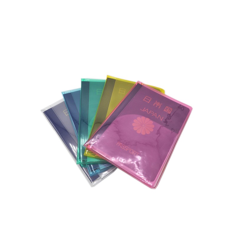 JTB Shoji 512001027 Passport Cover, Clear, Made in Japan, Transparent