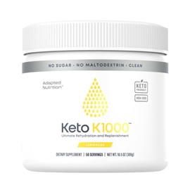 Hi-Lyte Hi-Lyte Keto K1000 Electrolyte Powder | Lemonade | Hydration Supplement Drink Mix | Boost Energy & Beat Leg Cramps | No Sugar, No Maltodextrin | 50 Servings