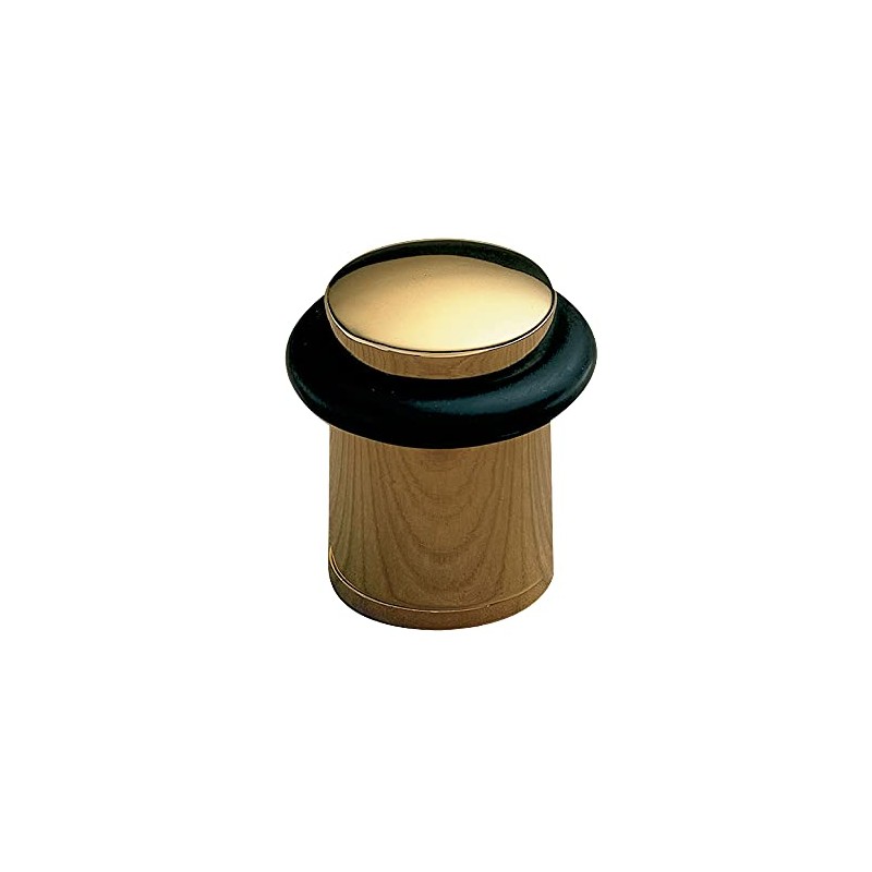 Amig 5051 Door Stop 202-28 Gold Rubber Black