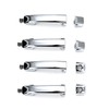 Aspaton Exterior Door Handle 4Pcs Compatible with Tundra 2007-2013 Chrome