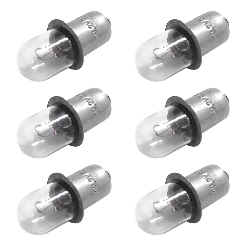 6-pack Xenon Bulb 19v for Craftsman 19.2 Volt 11.52 watt