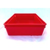 Instrument tray – 19cm x 14cm x 5.5cm. polypropylene (Red)