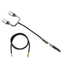 TITUS Push-Start Propane Weed Torch High Output Wood Ice Snow Roofing Road