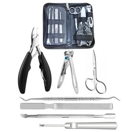 Professional Nail Clipper Set, Stainless Steel Nail Clippers, Nail Clippers Kit Professional 7 Pieces, Manicure and Pedicure Kit for Women and Men.