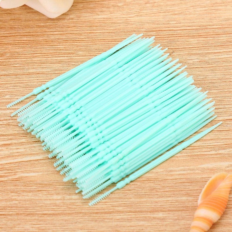 Palillo de dientes de doble cabeza, 100 piezas/bolsa Palillo de