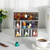 BAIEUEJO Tea Organiser, Stackable Tea Box, Tea Box for Storage
