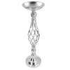 Table Candlestick Ornament Iron Twisted Curb Candle Holder Decorative Ornament