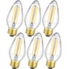 Leools E26 Vintage Edison Bulbs 8W Dimmable LED Bulbs Soft