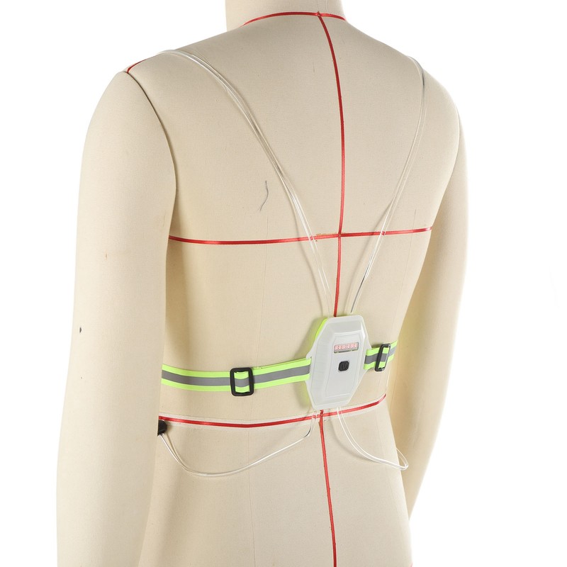 Wearable Night Light USB Charging Waterproof Warning Vest for Outdoor
