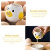 1 Yellow Chick Ceramic Egg Separator, Kitchen Baking Tool, Egg