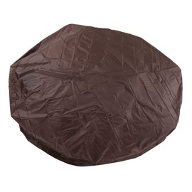 Heavy Duty Waterproof and Dustproof Round Hot Tub Cover, Hot Tub Cover, Easy to Install Foldable 190 Silver Polyester Taffeta Round Pool Cover for Outdoor Tubs and Hot Springs