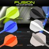 WINMAU Fusion Dark Grey Smoke Intermediate Intergrated Dart Flight and