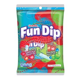 Fun Dip Candy, Cherry Yum Diddly Dip, Razz Apple Magic Dip, 6 Pouches