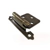 Semi-Concealed Hinge in Antique Brass - 4 Pack