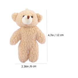 Kisangel Quality Plush Bear Key Chain Pendants Bag Charms Stuffed Animals for Boys and Girls