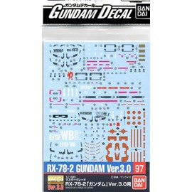 Gundam Decal No.97 for MG Gundam Ver. 3.0