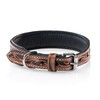 Jack & Russell Unique Leather Dog Collar, Hand Carved and