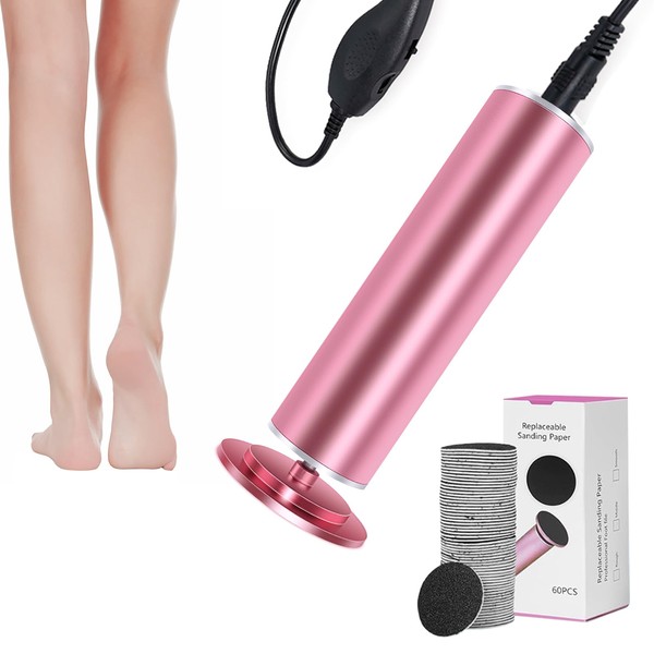 Dermave Electric Foot Callus Remover – Pedicure Tool with 60pcs