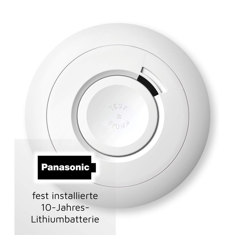 Ei Electronics Ei650 10-Year Smoke Alarm, White, Pack of 1,