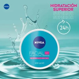 Nivea Gel Facial Refrescante E Hidratante Con Hyaluron 100ml                                                                                          