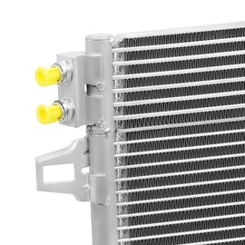DNA MOTORING OEM-CDS-3682 3682 Aluminum Air Conditioning A/C Condenser for CHRYSLER TOWN & COUNTRY 2008-2016, Metallic