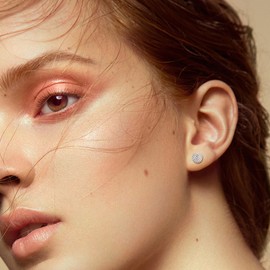 Golf Earrings for Women Sterling Silver Golf Ball Jewelry for Golfers