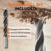 Microwave Mounting Screw Kit, 1/4-28 × 4 Mounting Bolt with